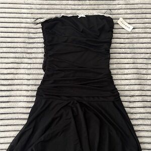 PacSun Strapless Black Dress